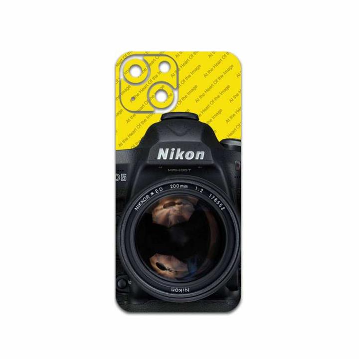 برچسب پوششی ماهوت مدل Nikon-Logo مناسب برای گوشی موبایل اپل iPhone 13 Mini MAHOOT Nikon-Logo Cover Sticker for Apple iPhone 13 Mini